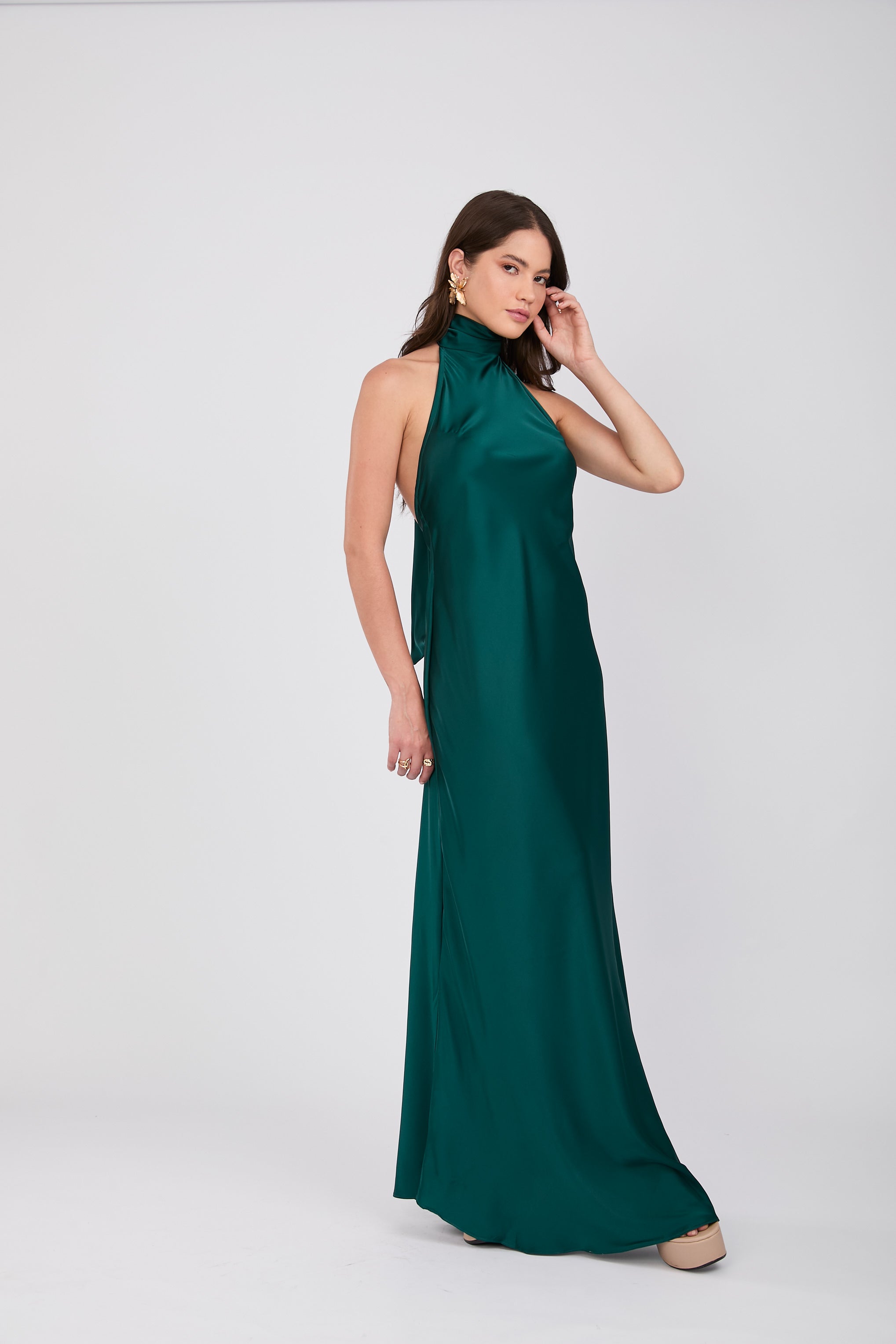 High Neck Dress