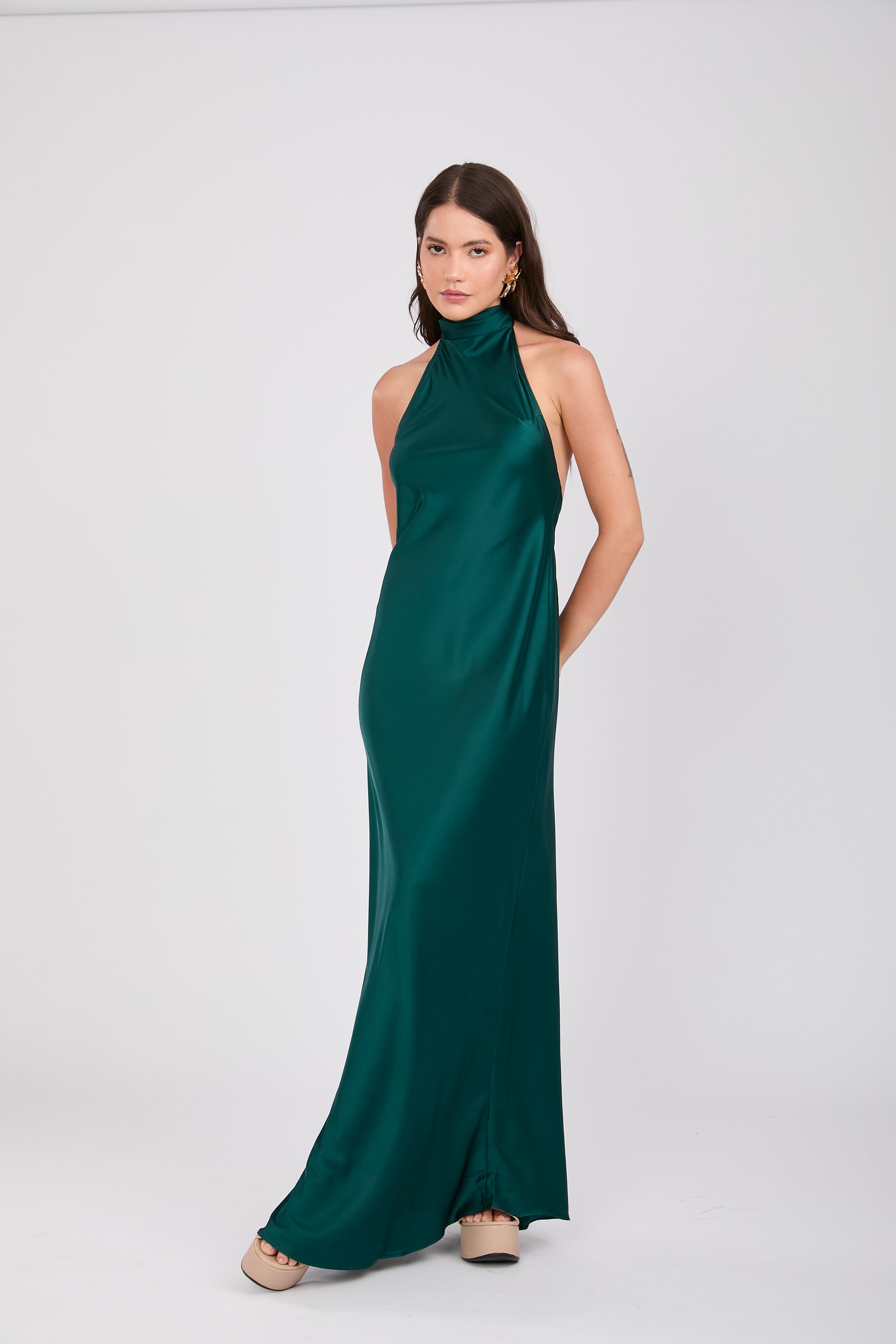 High Neck Dress