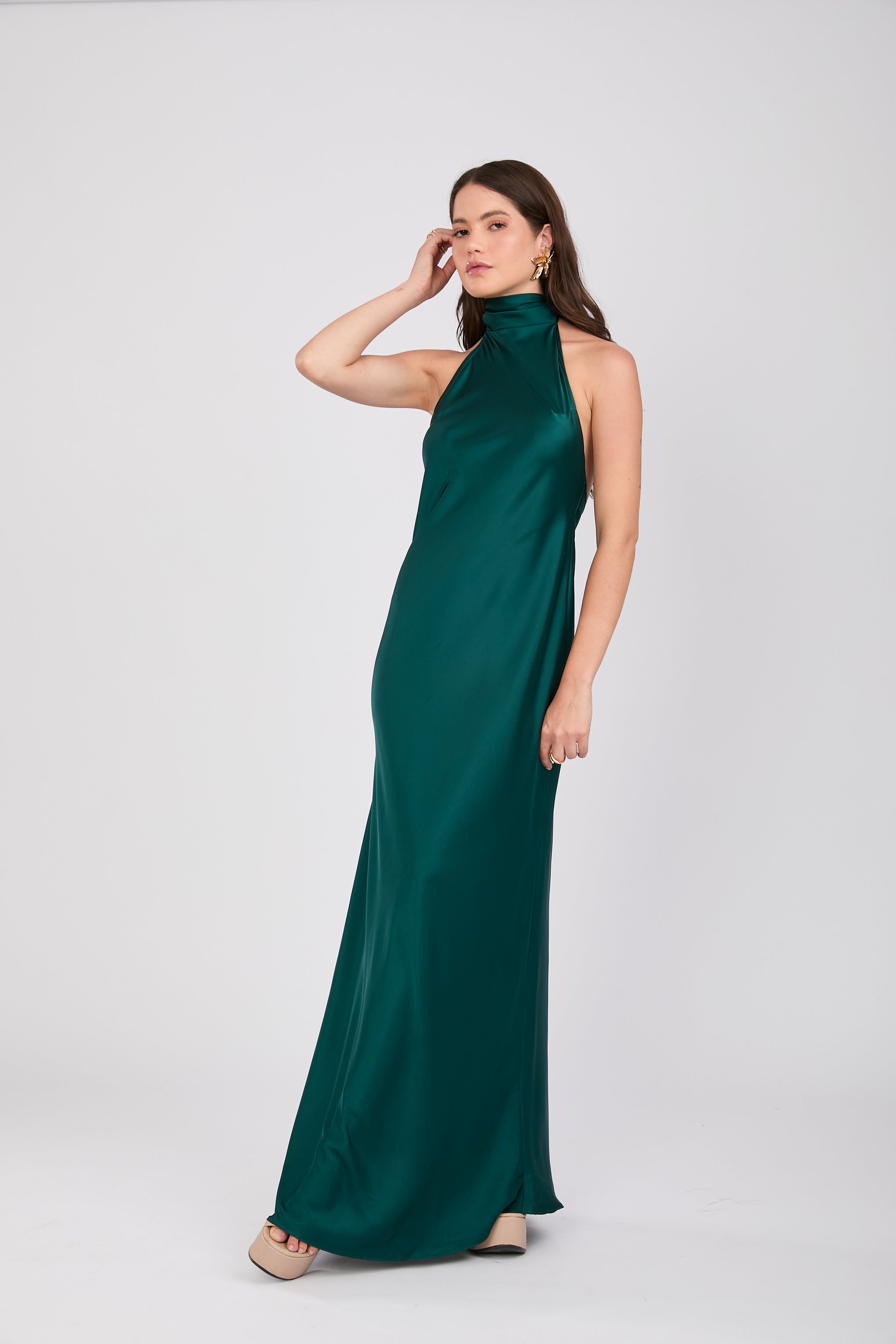 High Neck Dress
