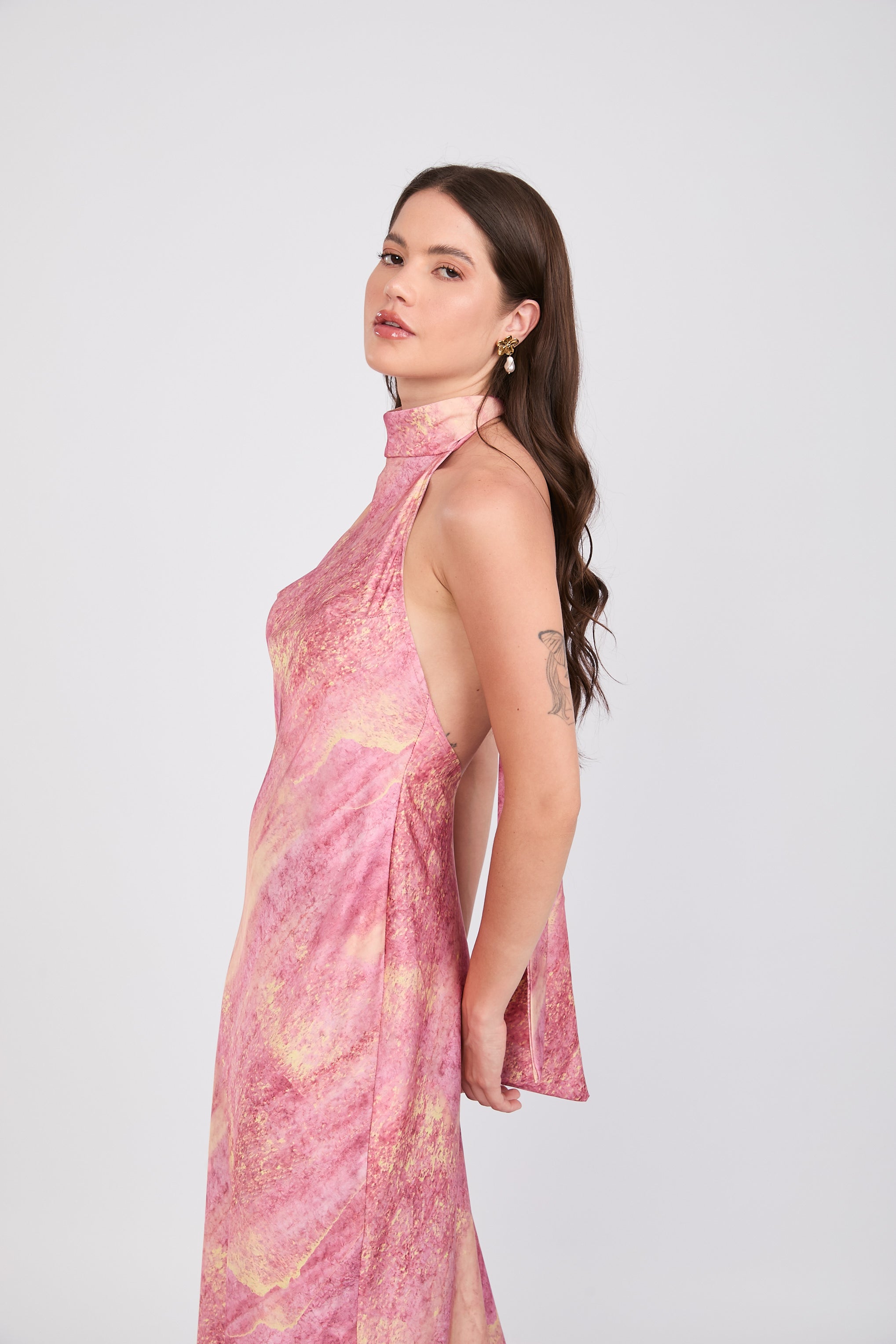 High Neck Dress