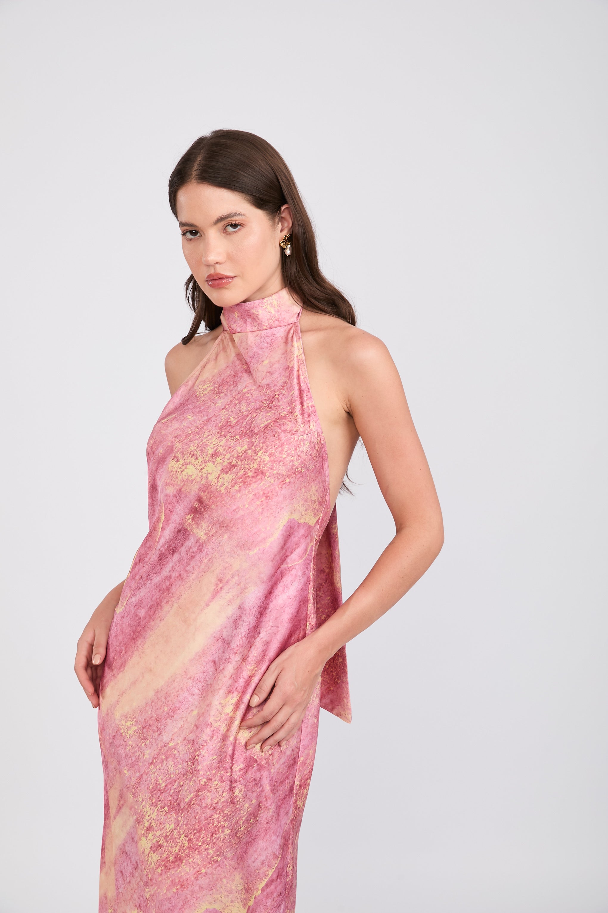 High Neck Dress