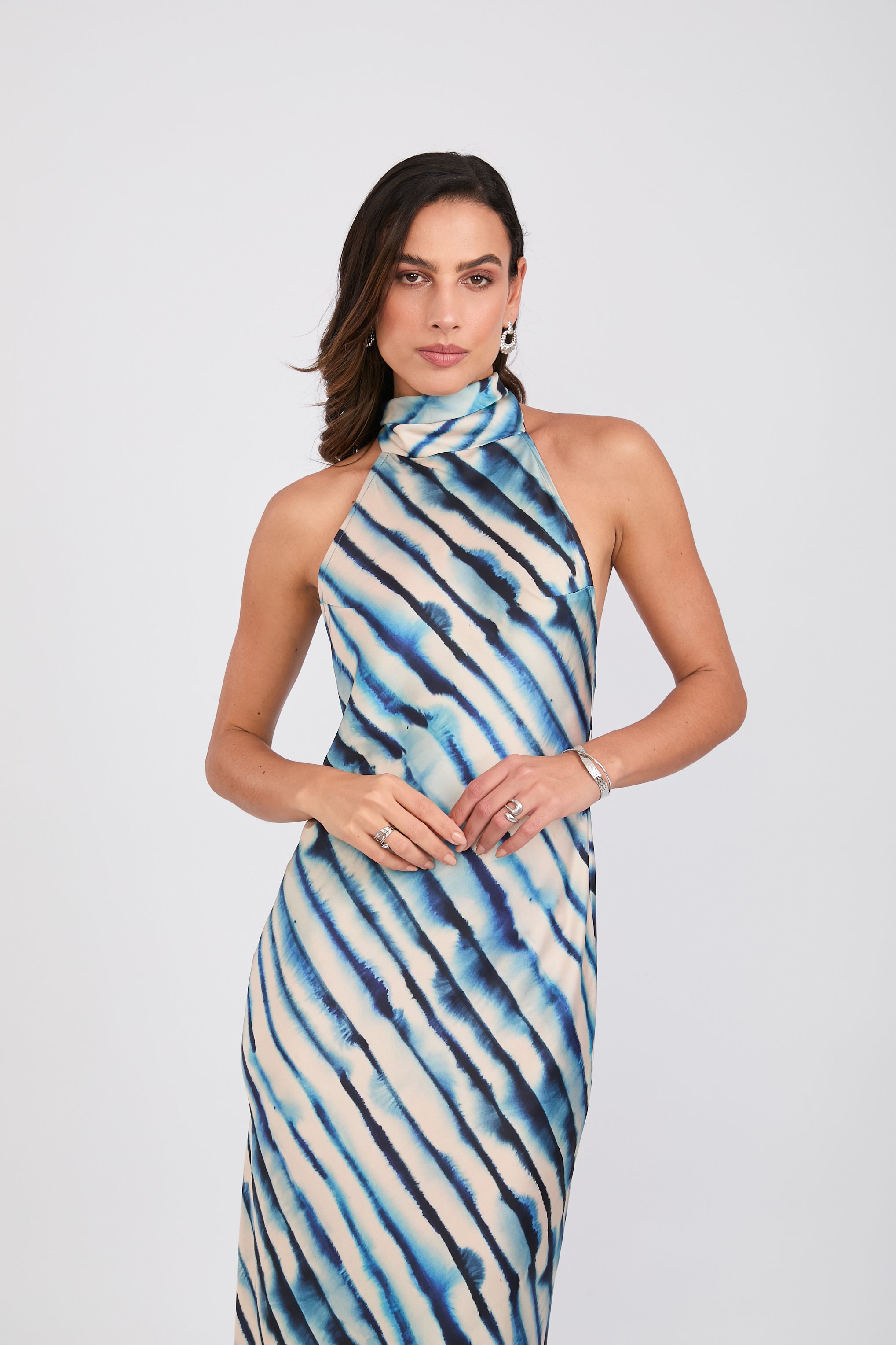 High Neck Dress