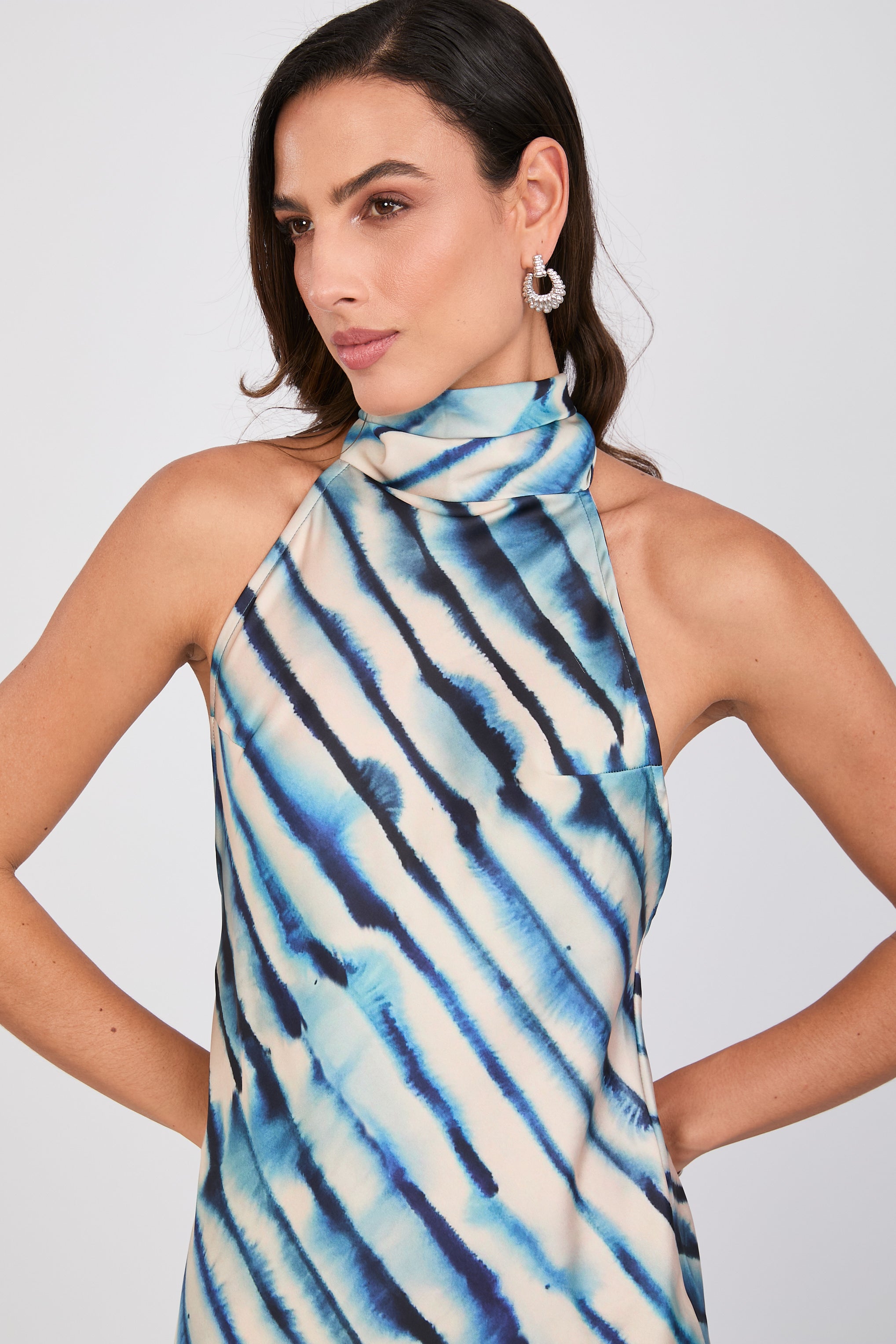 High Neck Dress