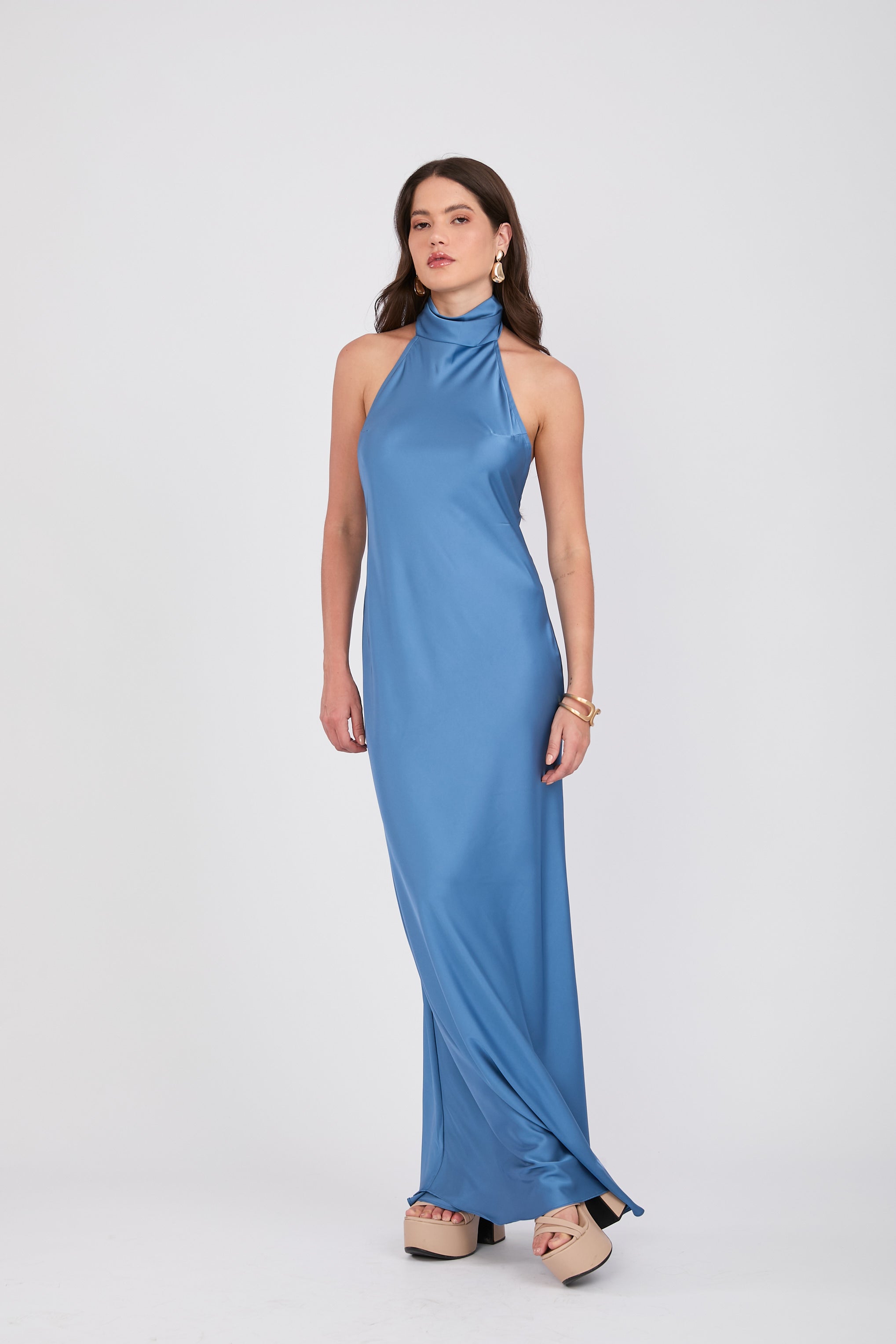 High Neck Dress