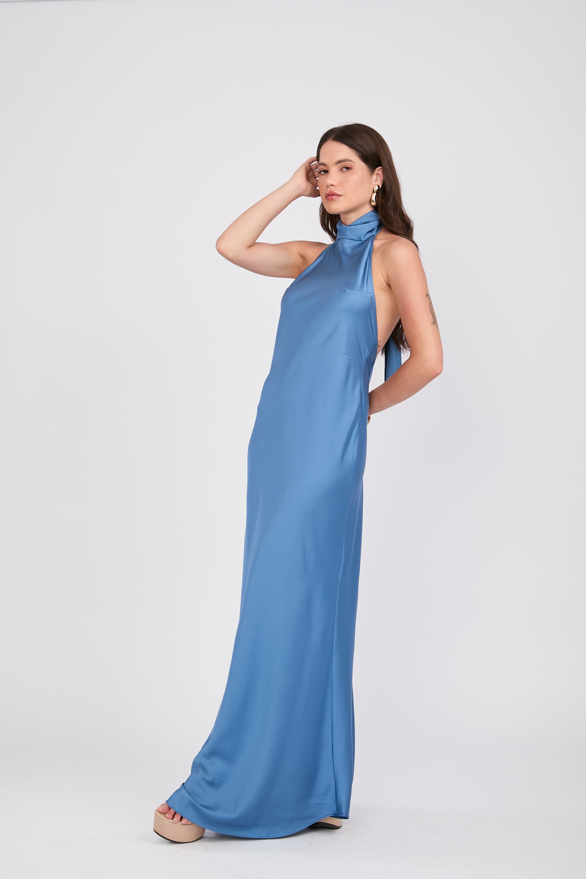 High Neck Dress