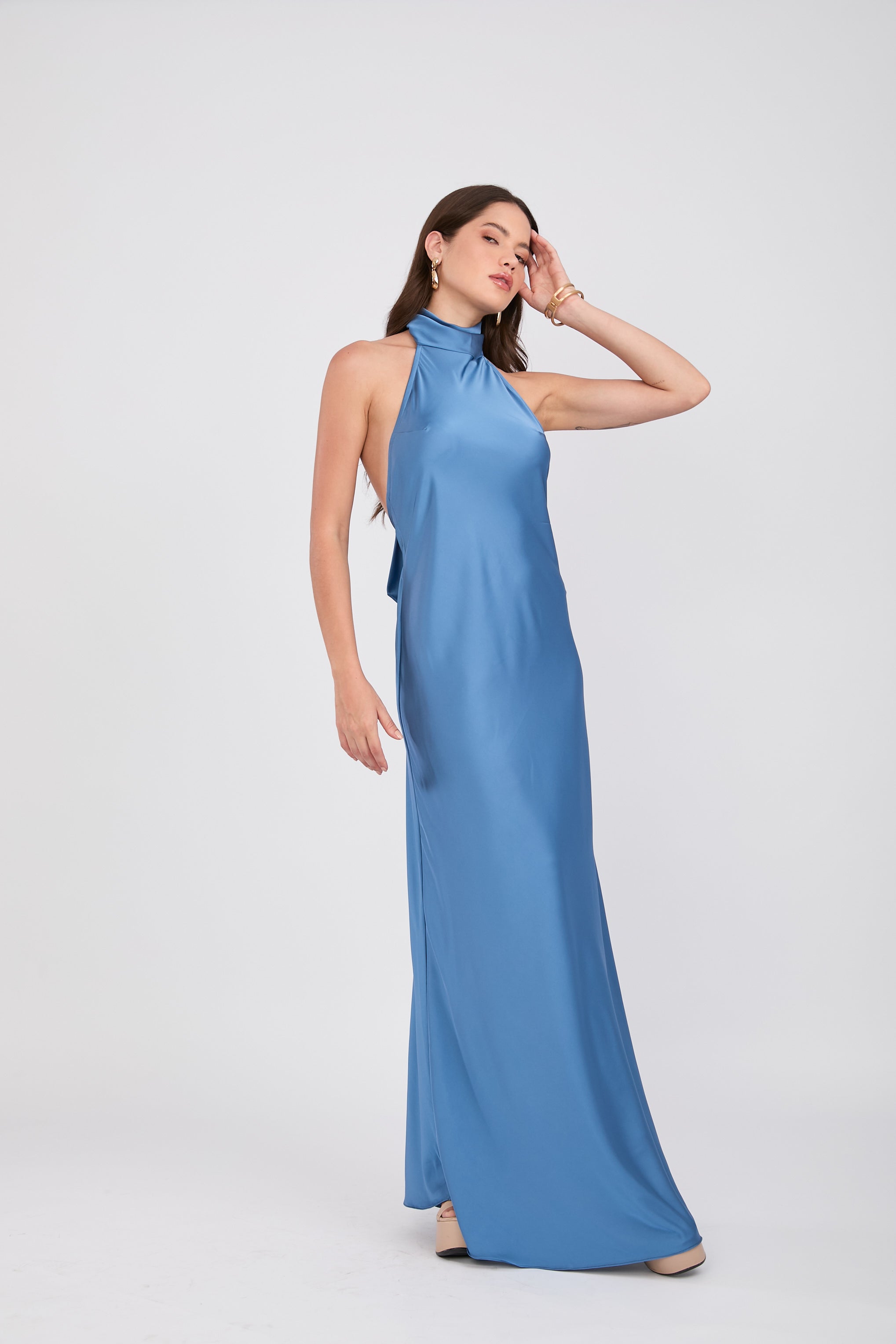 High Neck Dress