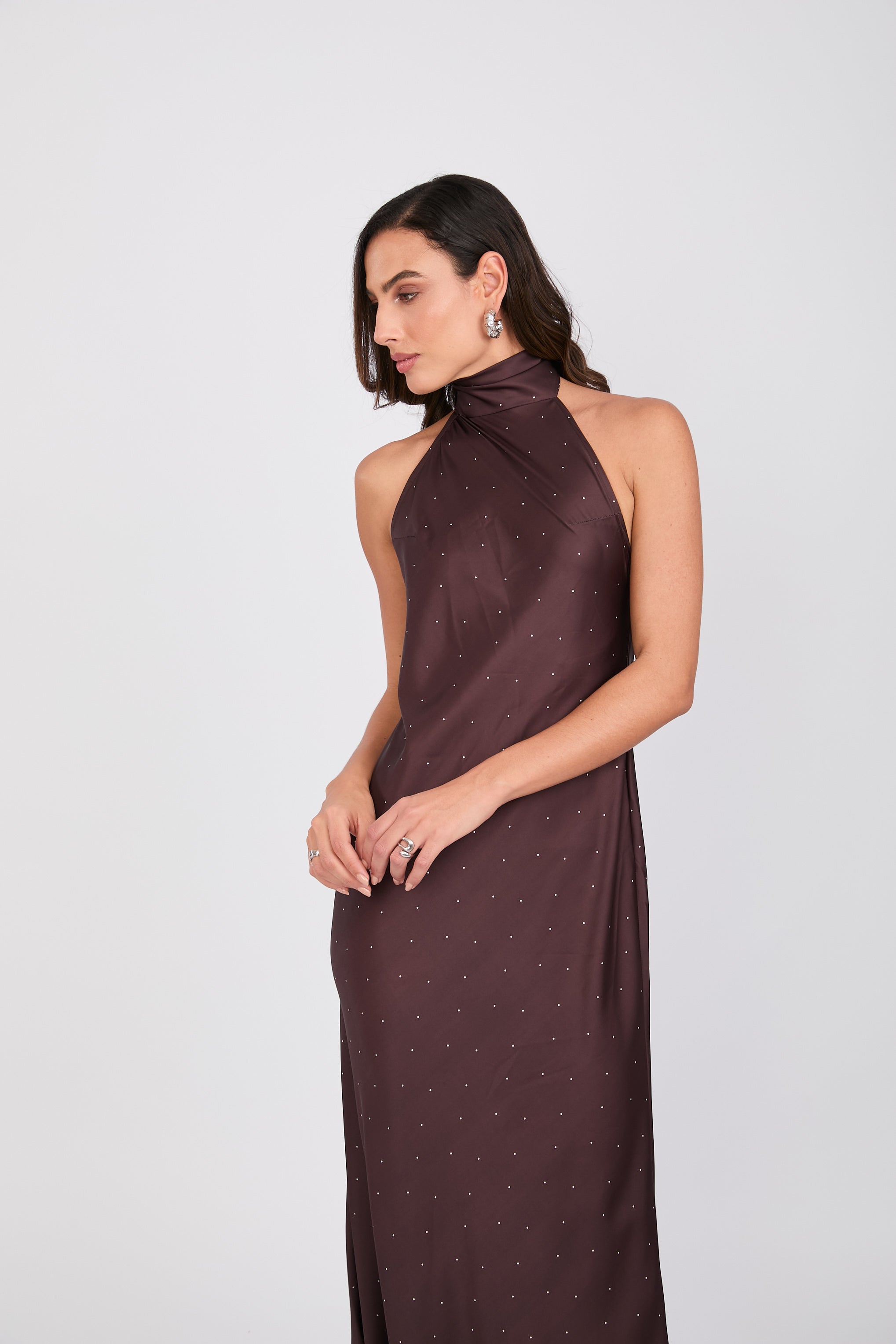 High Neck Dress