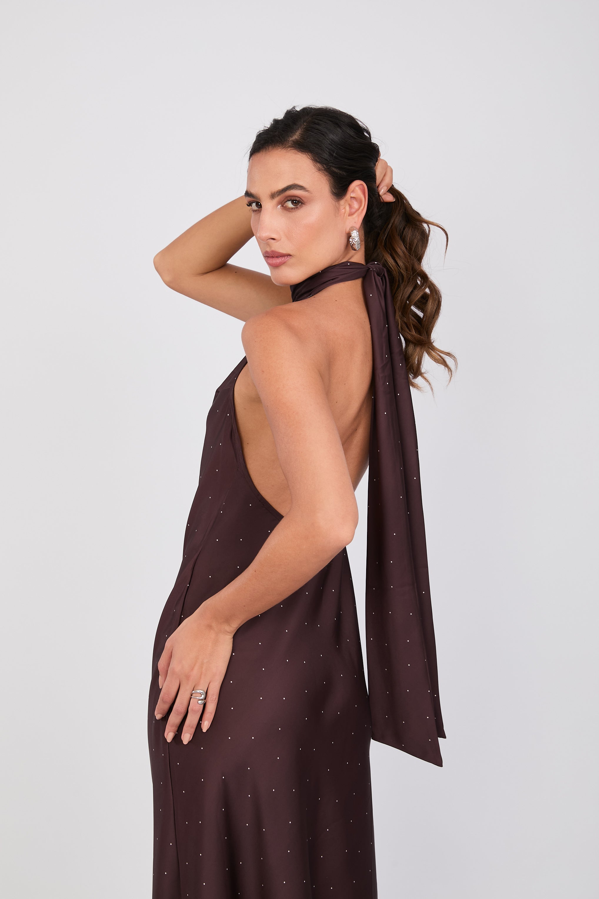 High Neck Dress