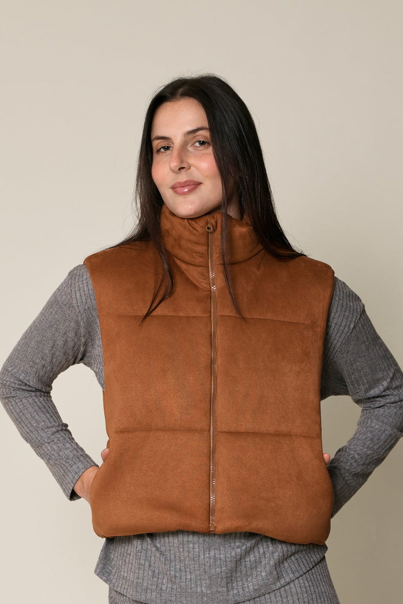 Suede Vest