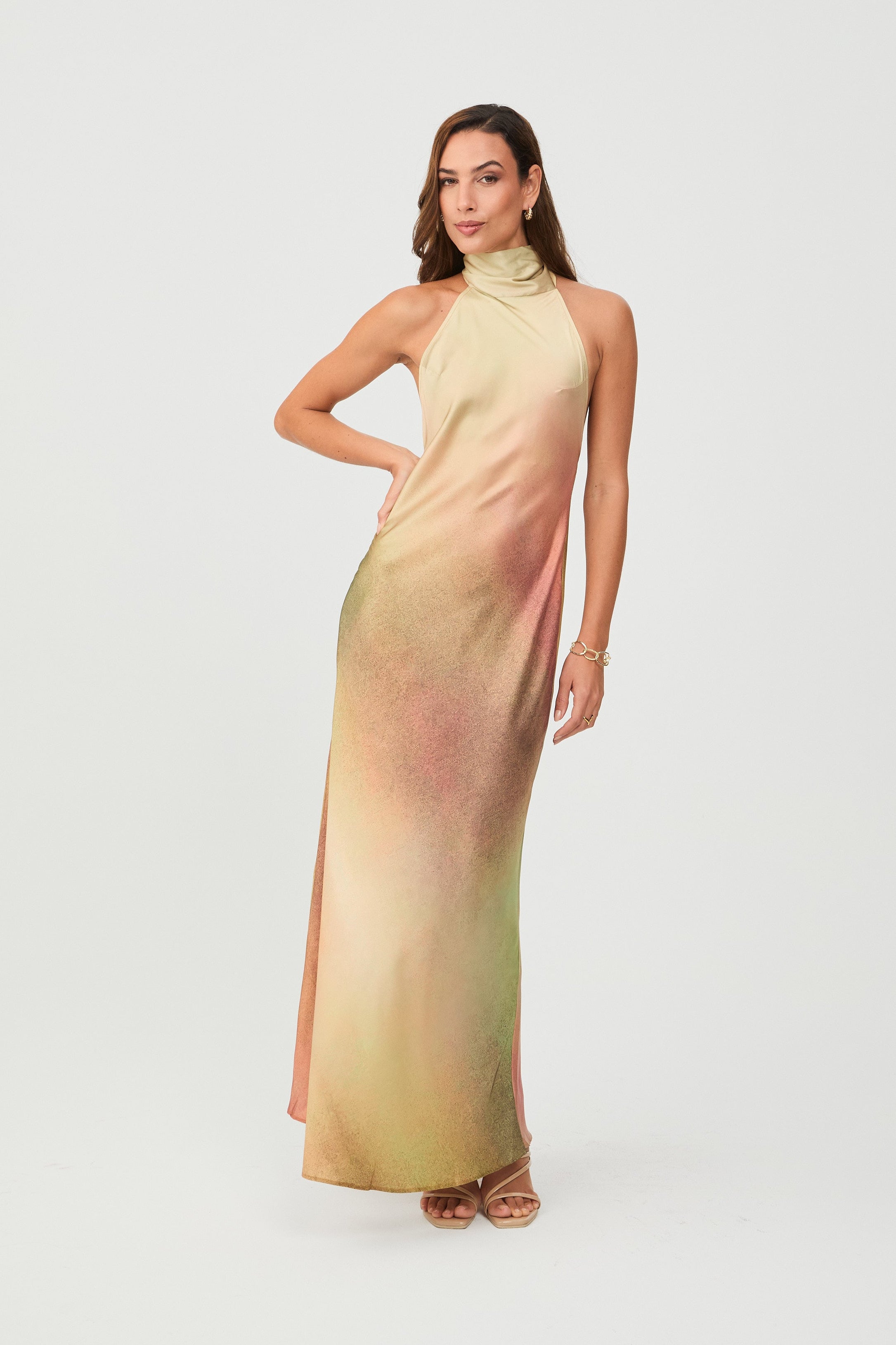 High Neck Dress