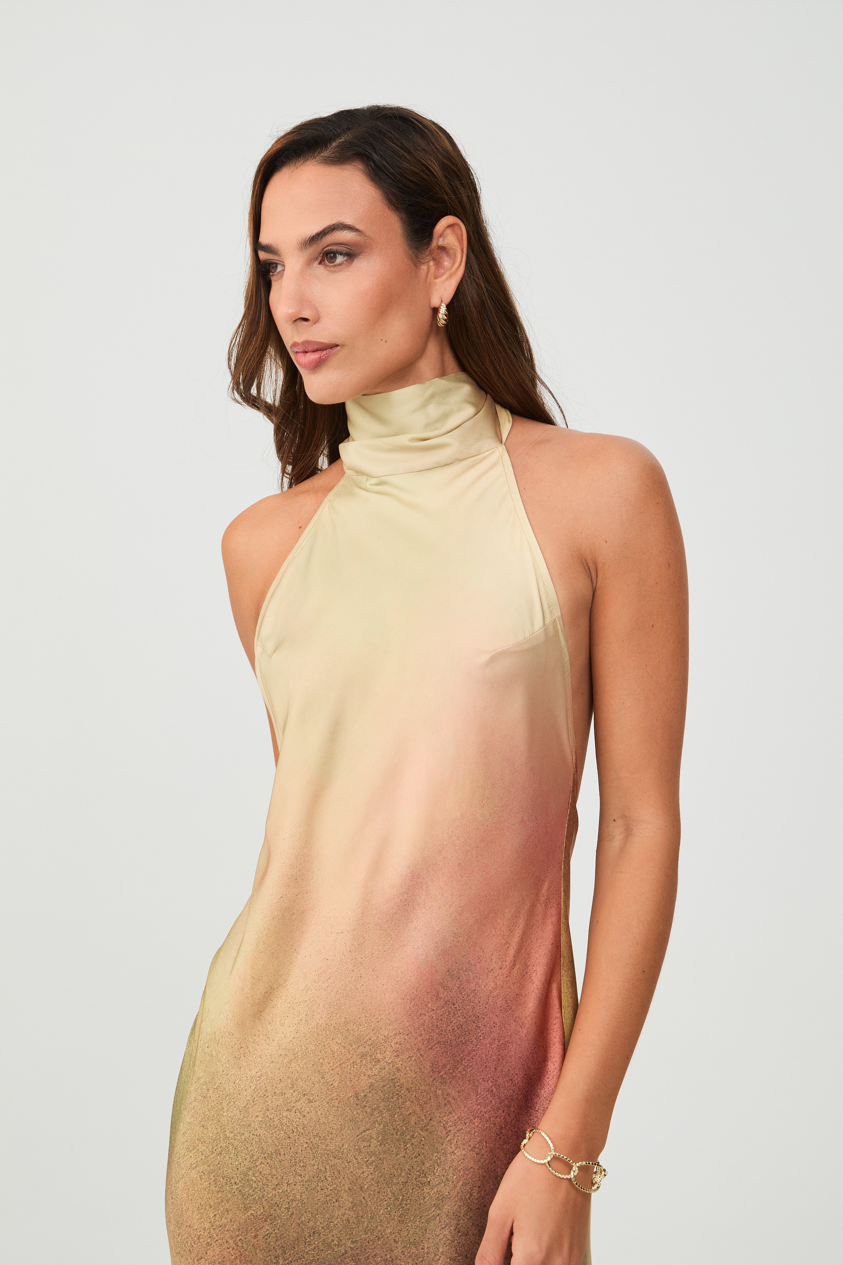 High Neck Dress