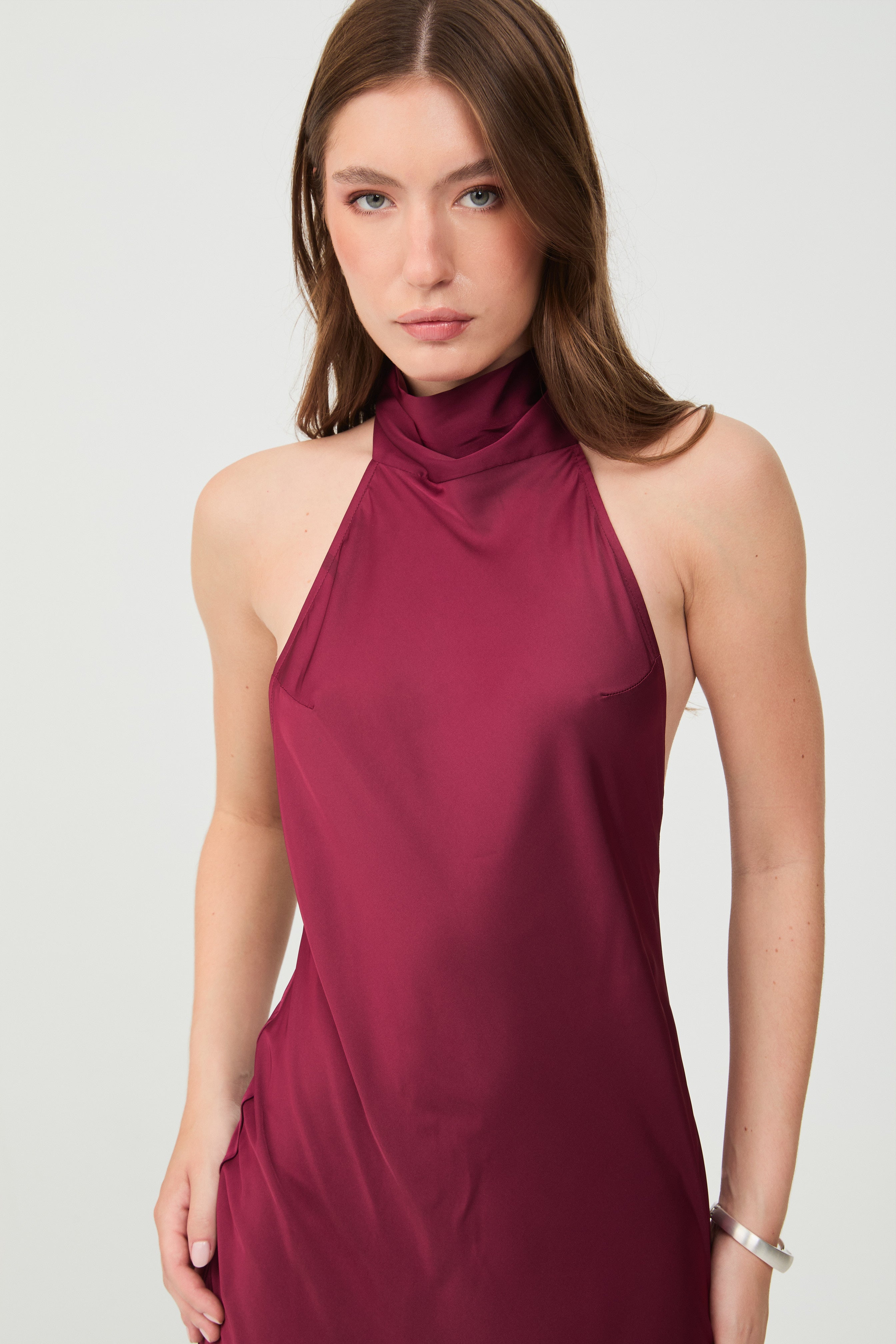 High Neck Dress