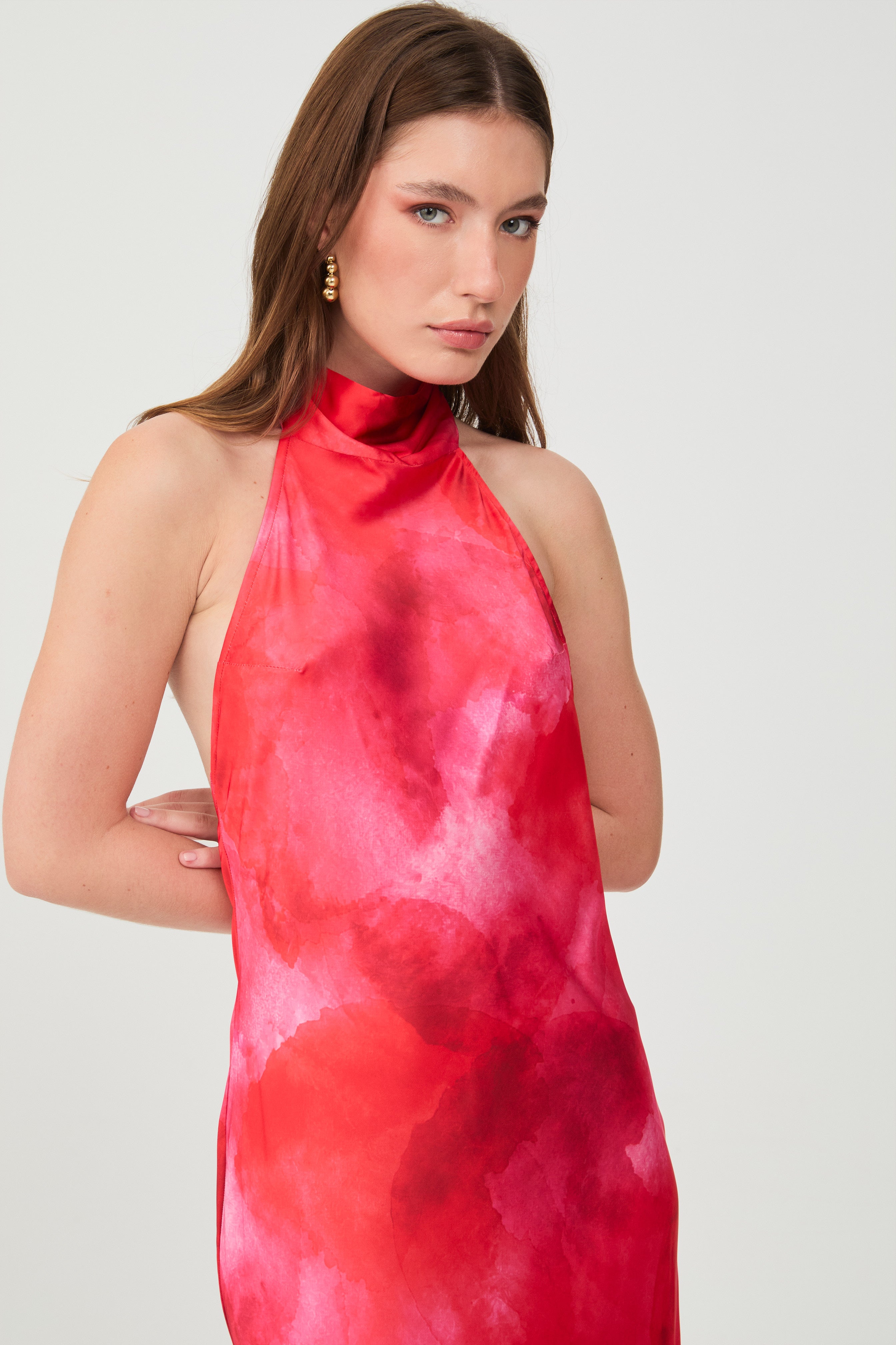 High Neck Dress