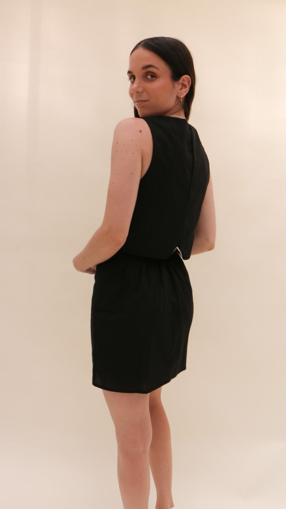 Linen Mini Skirt