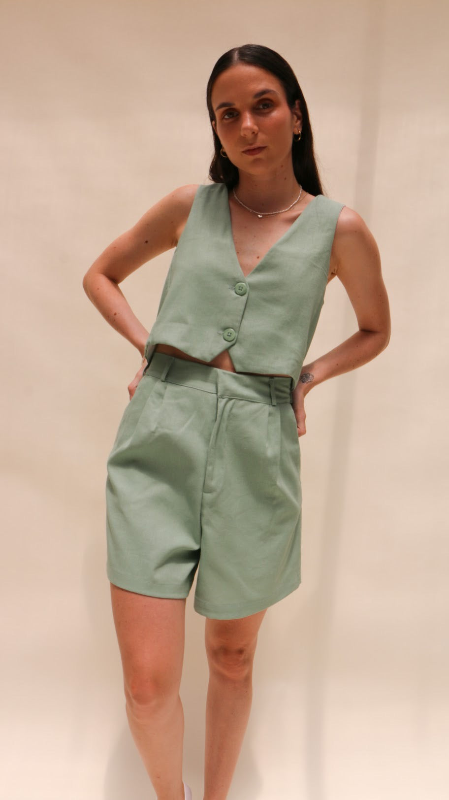 Linen Vest