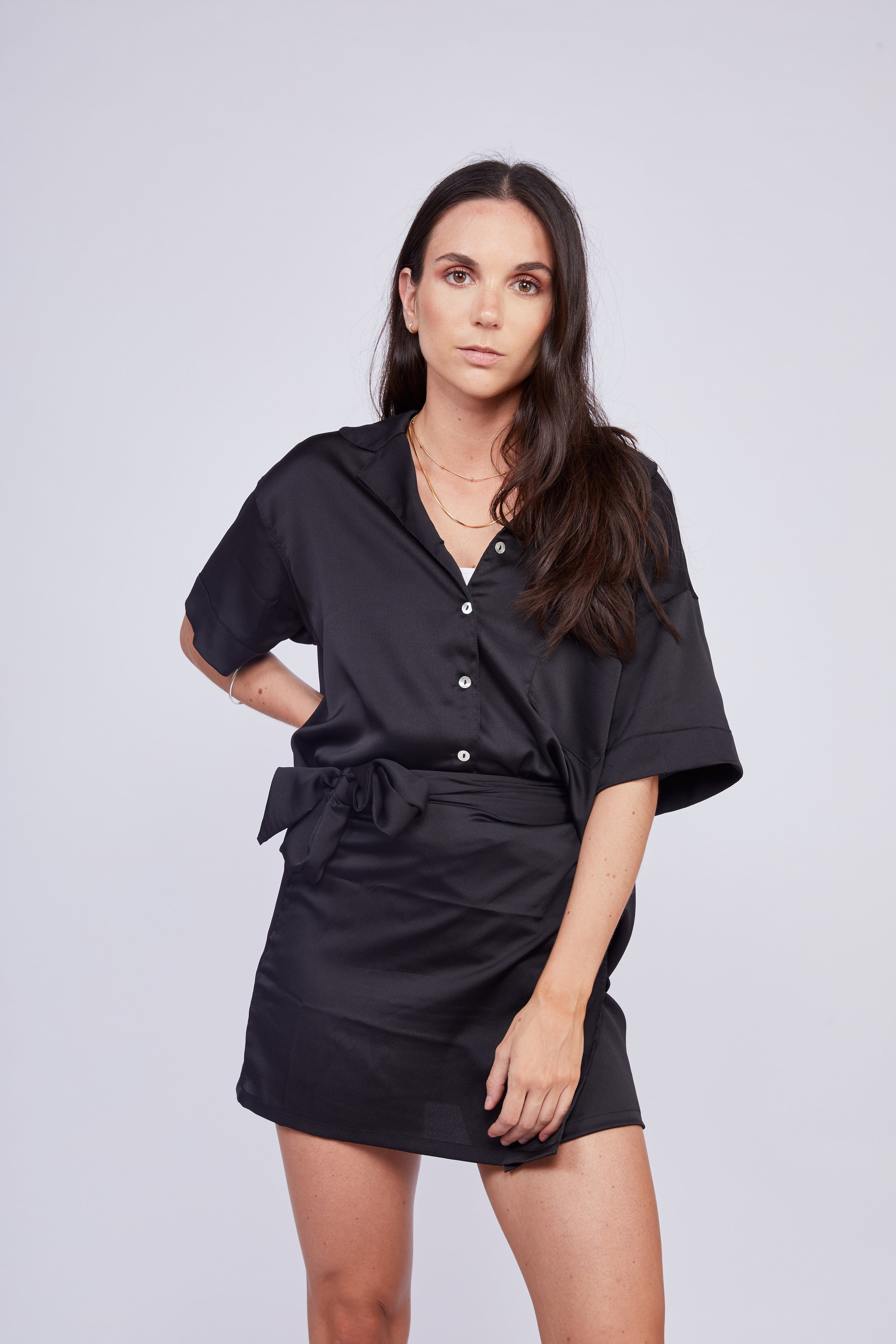 Set Seda - Camisa + Falda