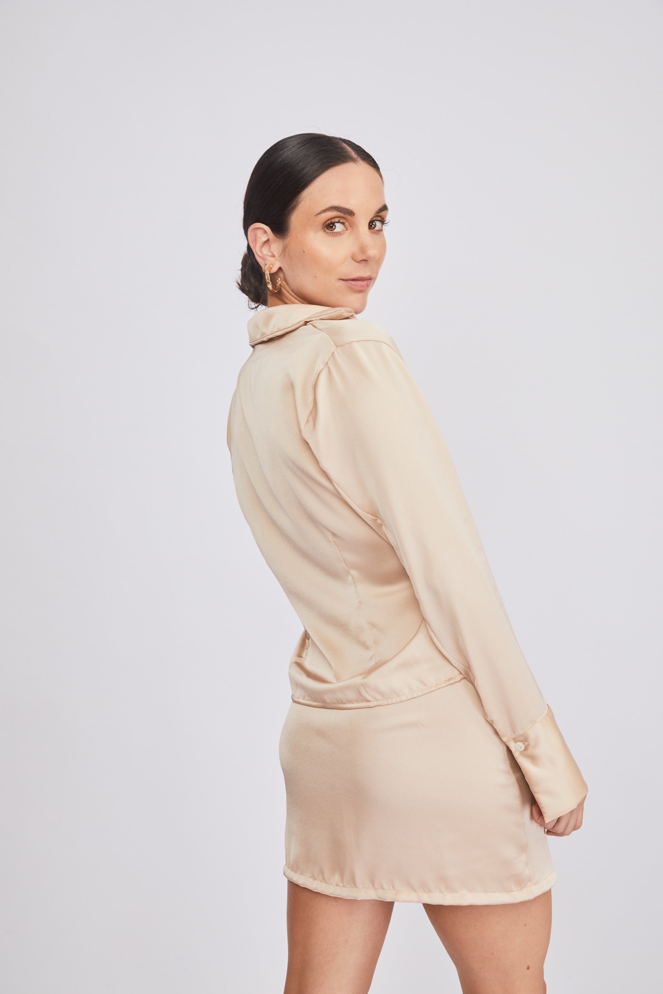 Silk Set - Blusa + Falda