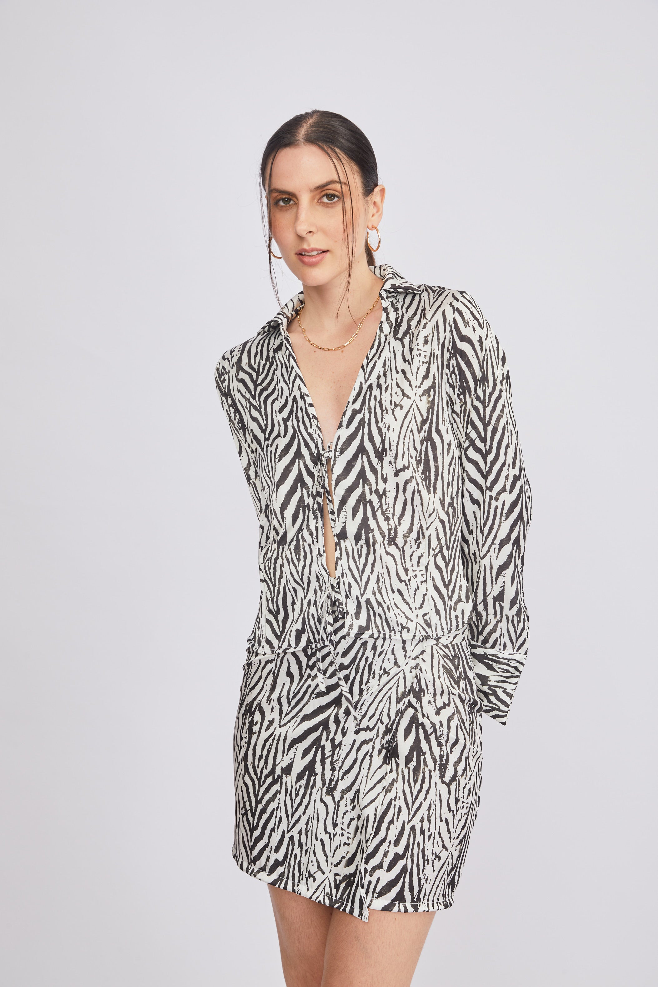 Silk Set - Blusa + Falda
