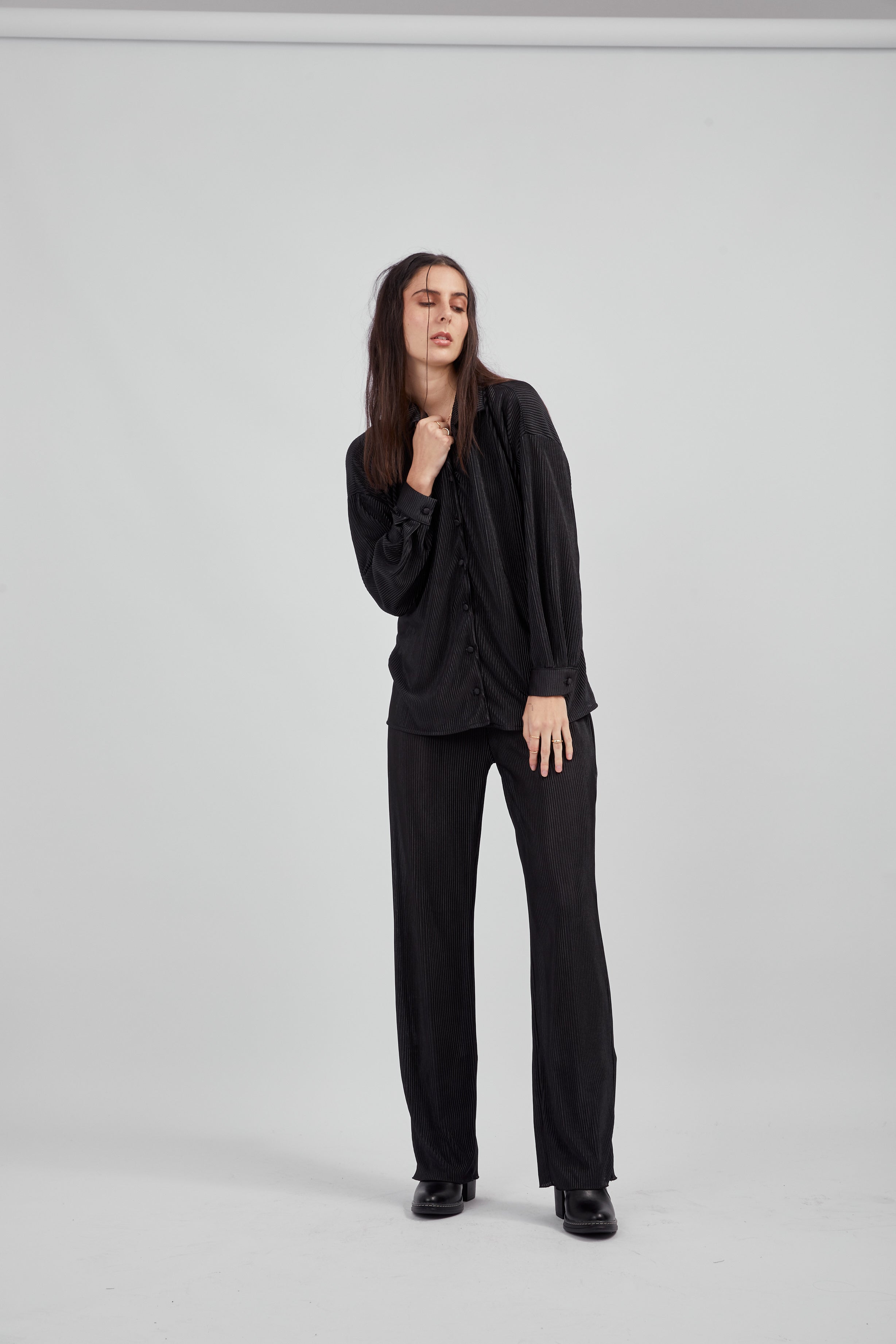 FM Set Plisado - Camisa + Pantalón