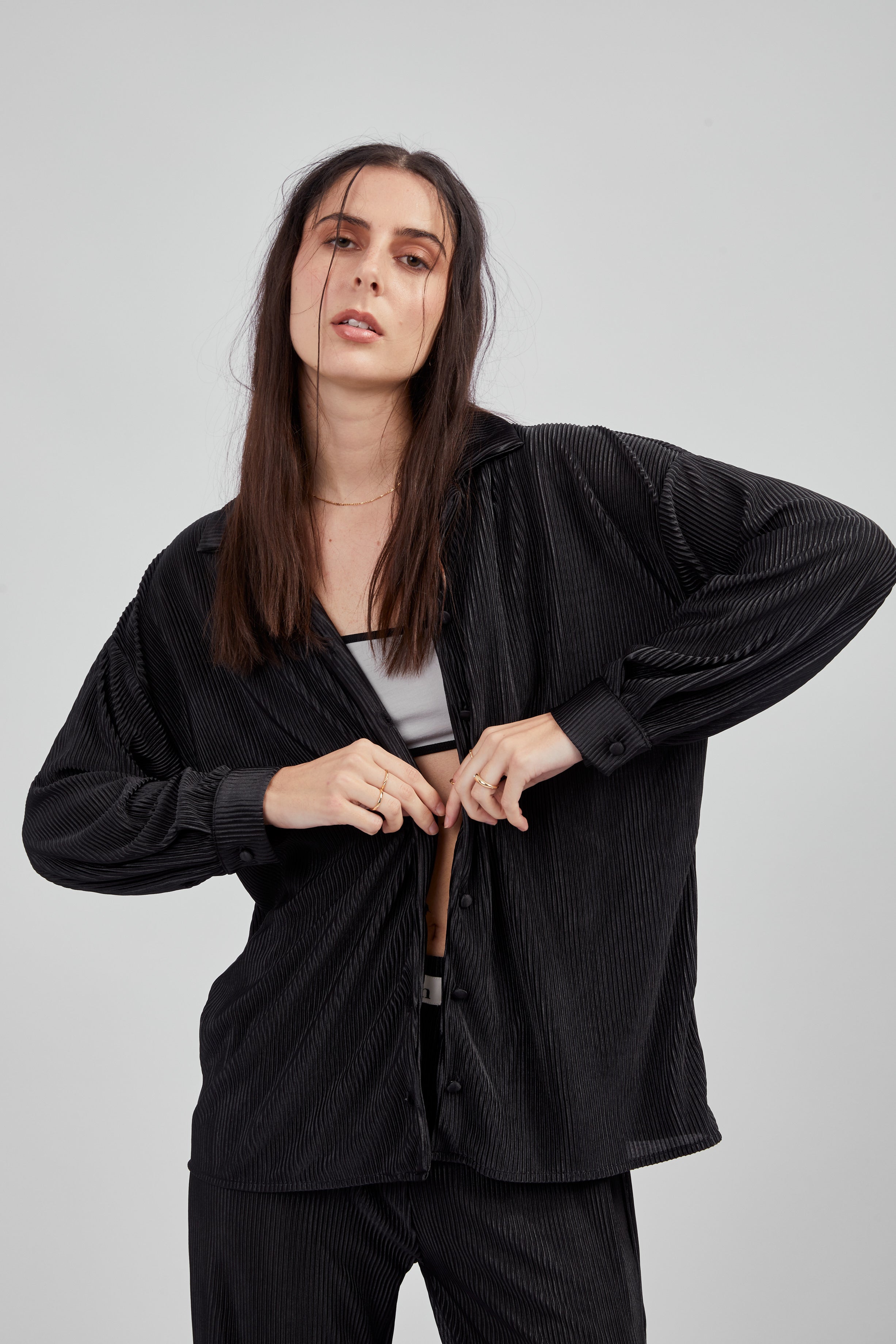 FM Set Plisado - Camisa + Pantalón